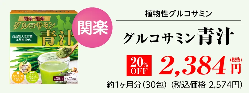 健康補助食品 グルコサミン青汁