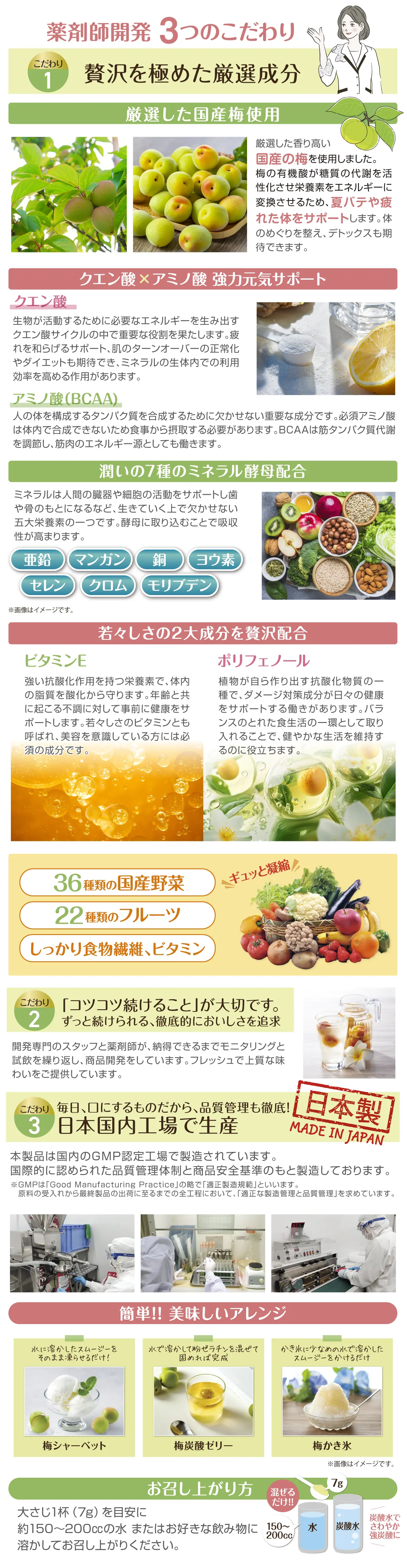 ダイエッティーナ 梅炭酸スムージー