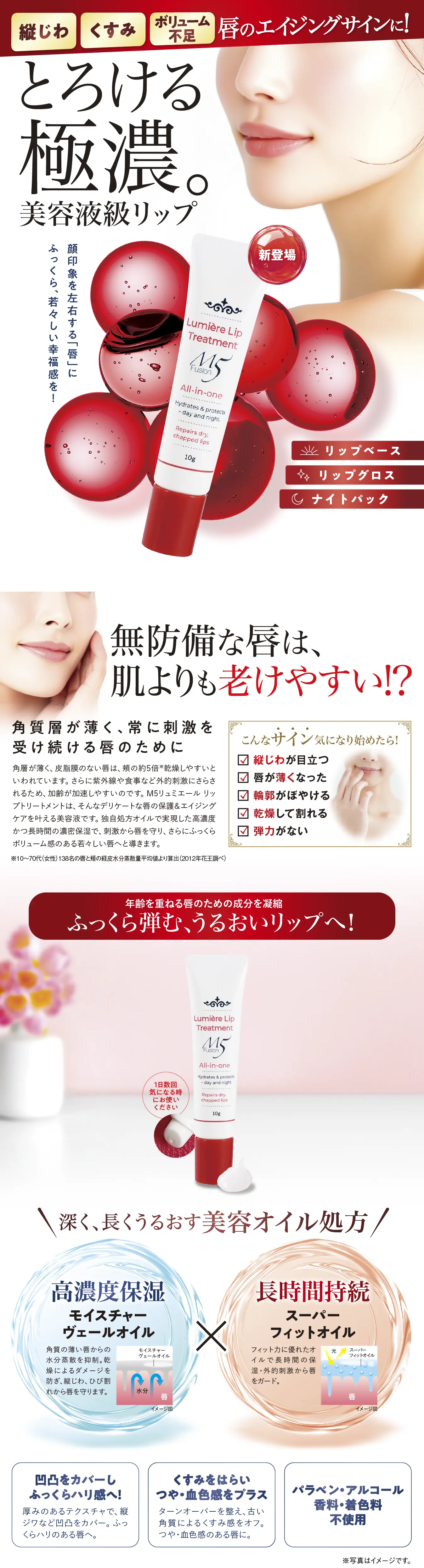M5fusion リュミエール リップトリートメント